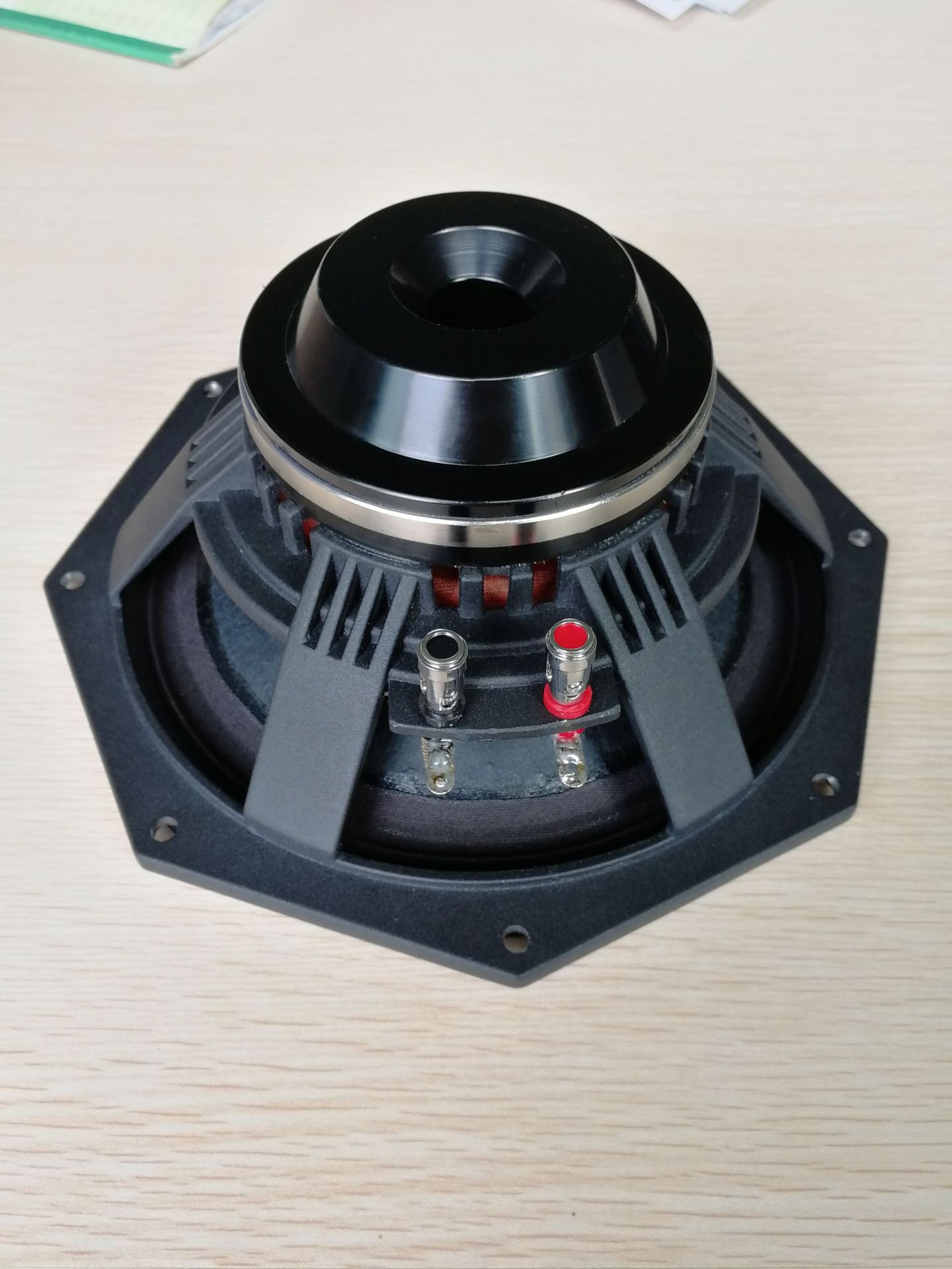 厂家直销8寸八角钕磁52芯专业音响单元 8欧线阵音响喇叭扬声器