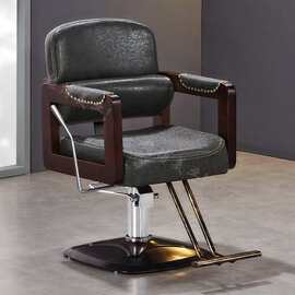 美发店休息椅子候客沙发椅皮艺沙发时尚发廊理发店专用客人等候椅