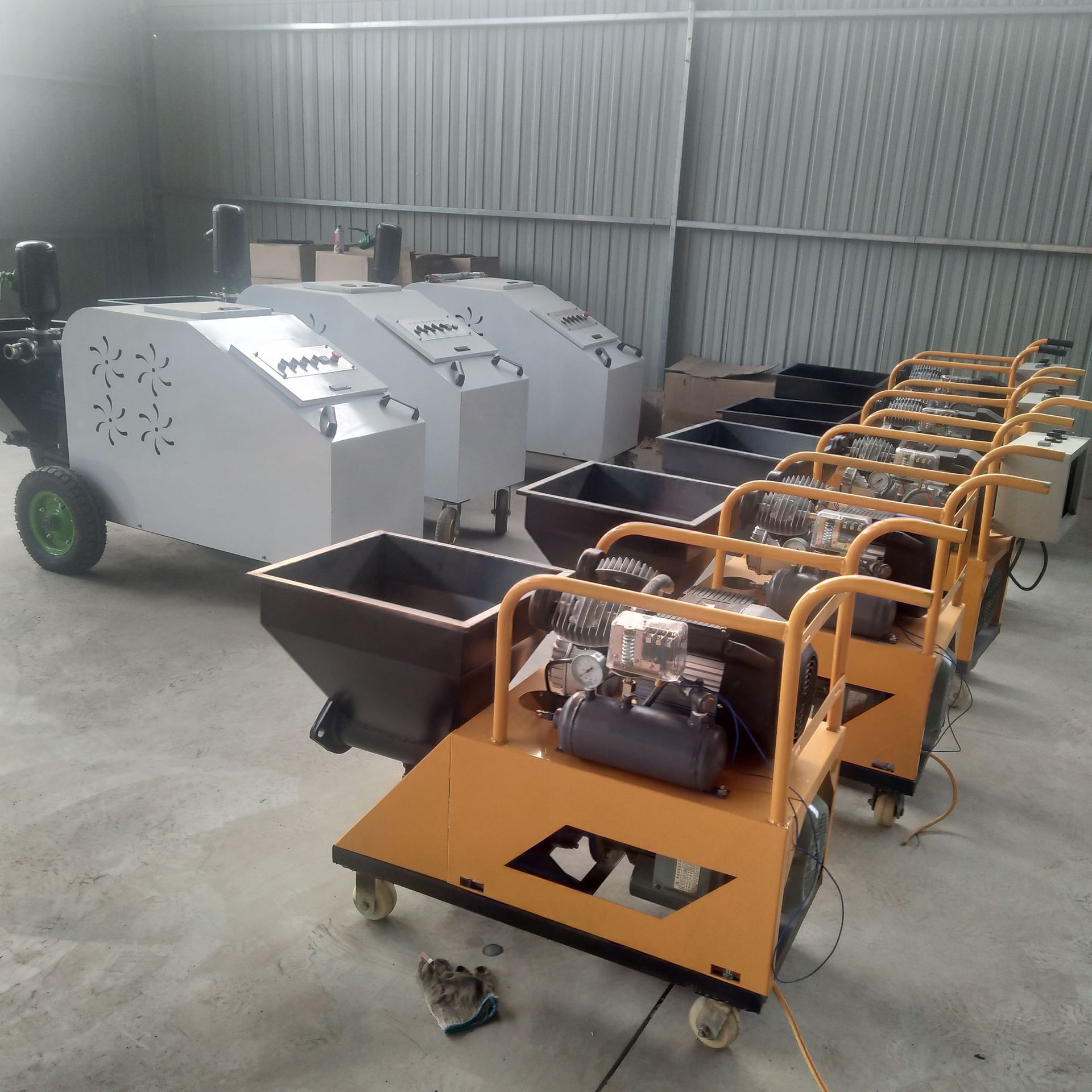 新型腻子砂浆涂料喷浆机 石膏喷涂机 内外墙水泥注浆机厂家现货