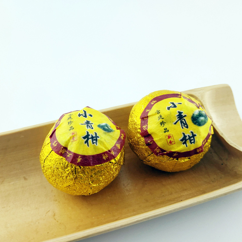 茶叶普洱茶小青柑甘甜回味韵味十足 真年份足
