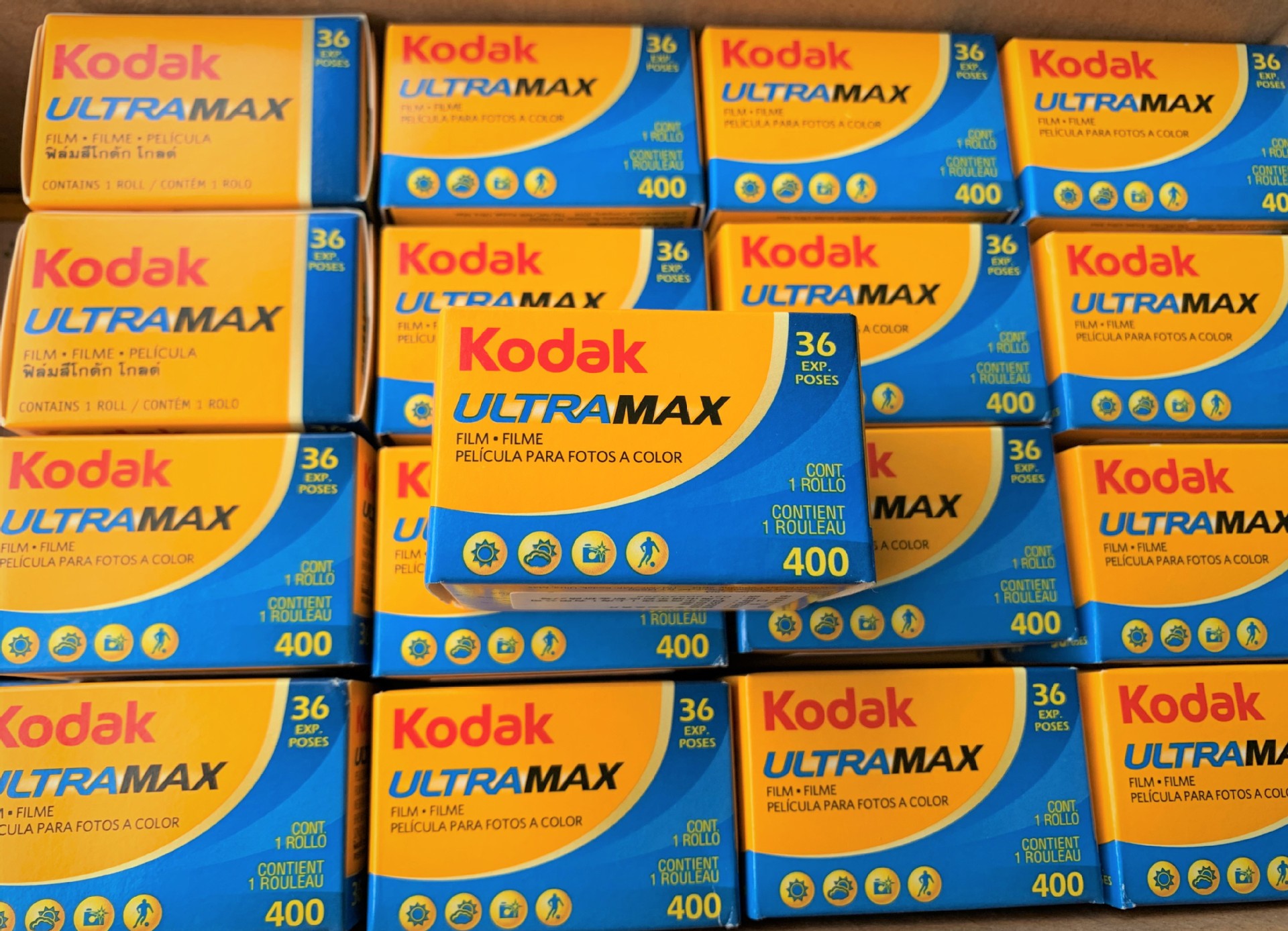 2023年03月柯达胶卷kodak全能型iso400感光度35mm彩色胶卷