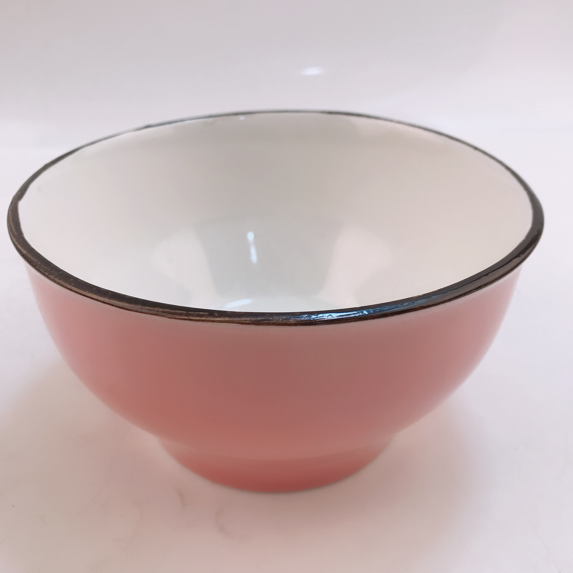 网红新款5.5寸陶瓷碗彩色圆口丽比碗面碗2元店两元店陶瓷批发