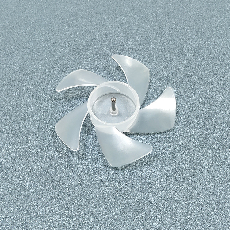 桌面无刷小扇叶塑料风扇叶80mm3寸5小风叶半透明磨砂小风扇