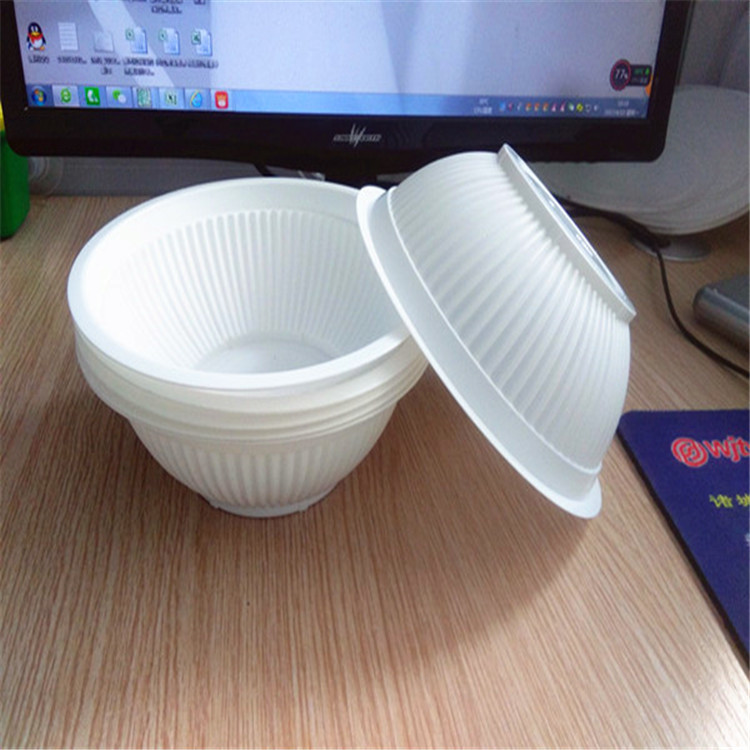 600ml乳白色梅菜扣肉碗 一次性熟食碗