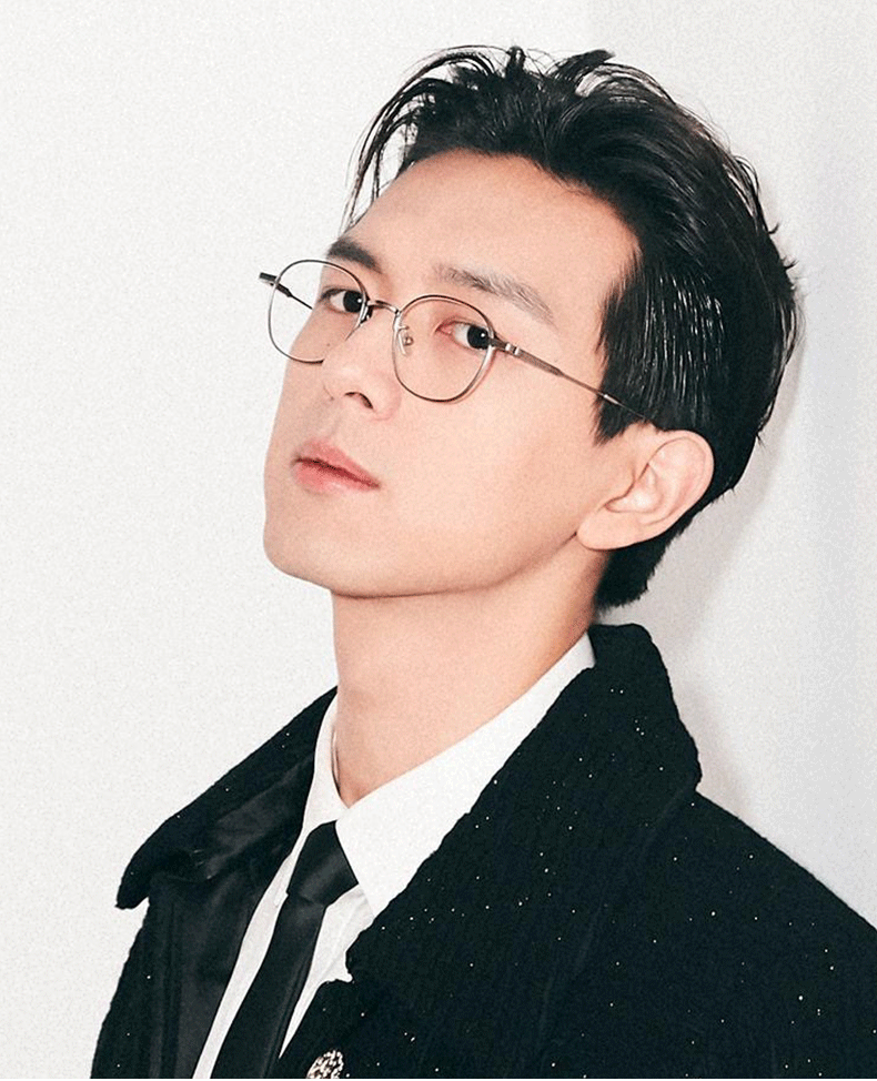 钛架 李现gm同款潮流方框可配近视防蓝光眼镜小红书纯钛眼镜框 男