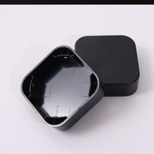 厂家定制方形卡扣瓶盖环保型塑料盖精油瓶盖子黑色眼霜盖子