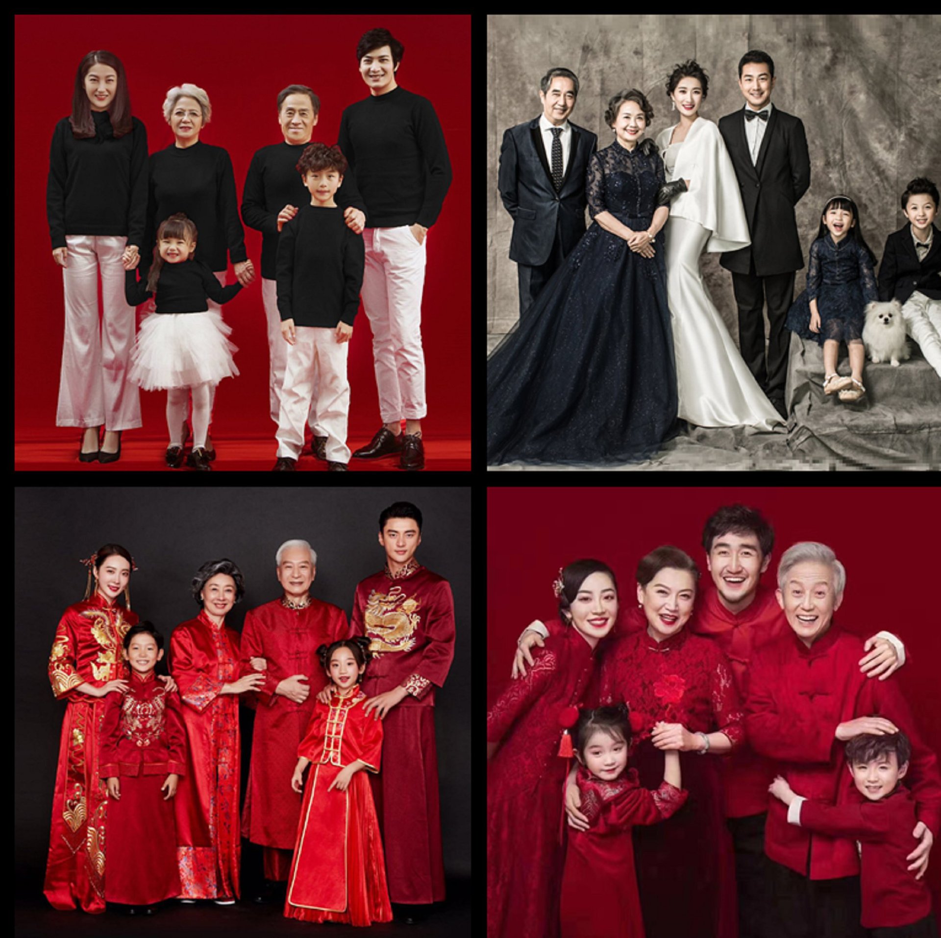 服装全家福摄影