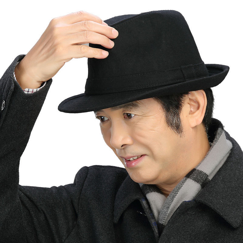 男帽子冬天礼帽