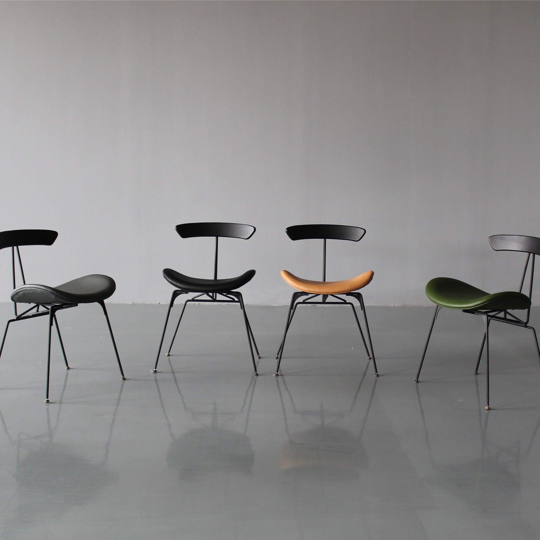 工业风餐椅北欧铁艺椅子网红简约蚂蚁椅轻奢复古个性书房椅设计师