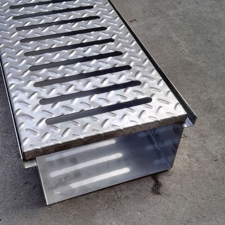 定做商场不锈钢排水天沟屋顶水道天沟不锈钢u型水槽
