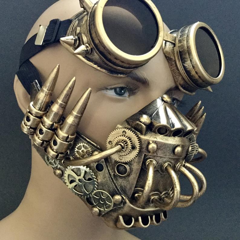 黑暗骑士蝙蝠侠贝恩万圣节恐怖cosplay面具头盔派对道具