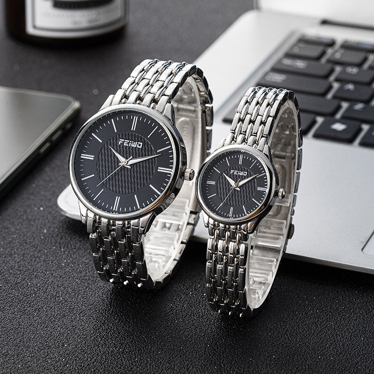 工厂直销 潮牌手表 石英表 夏季电商爆款手表女促销表 飞沃情侣表
