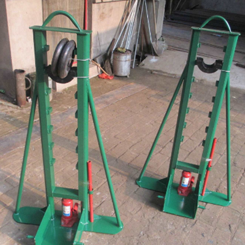 加强型梯形液压放线架电缆盘升降架 电缆放线支架 5t 8 10吨