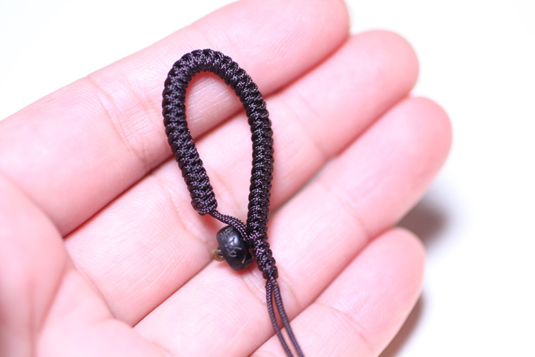 手工编织钥匙扣绳子汽车编织挂件可拆卸纽扣金刚结活扣钥匙圈挂绳