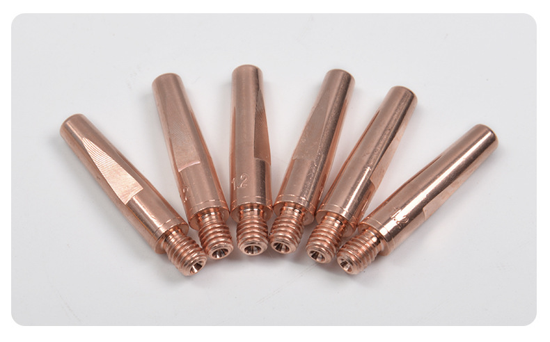 气保焊导电嘴m6x40铬锆铜导电嘴焊枪配件适用0812规格齐全