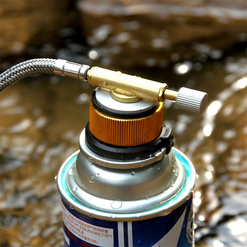 库存产品转接头卡式转换头长气罐转换器炉头转换器卡式气罐转换头