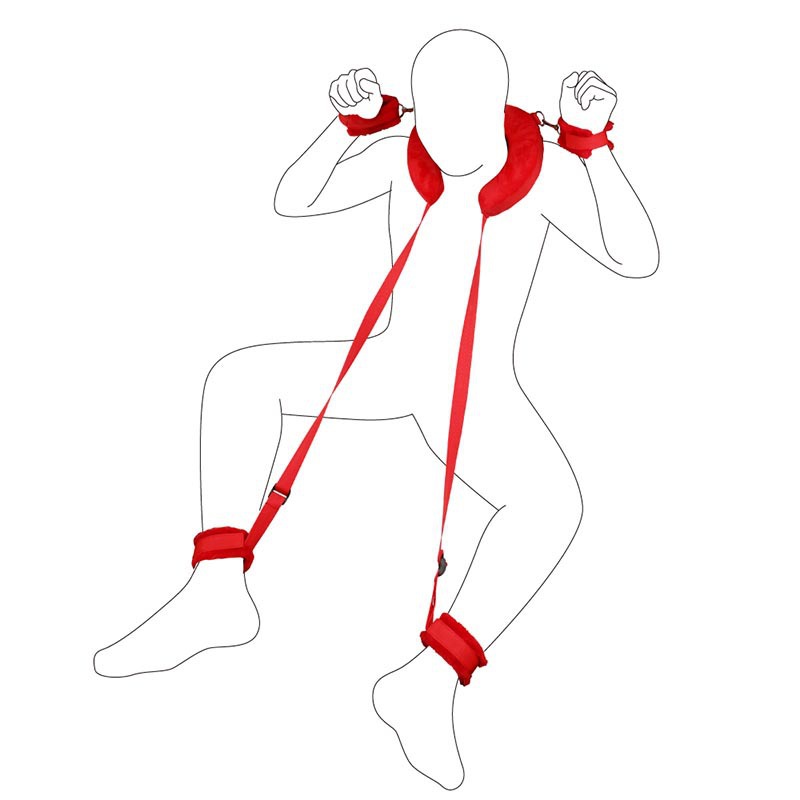 sm分腿带调教调情玩具体位固定成人情趣用品捆绑束缚带枕头性用品