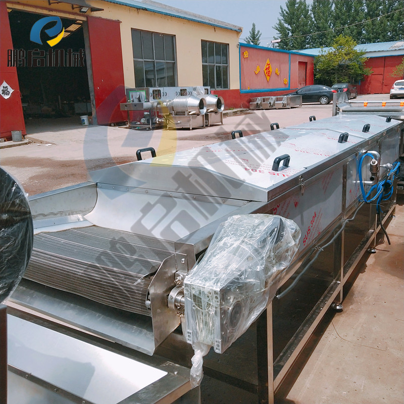 黄花菜杀青机 全自动蒸汽式黄花菜杀青设备 诸城鹏启现货供应