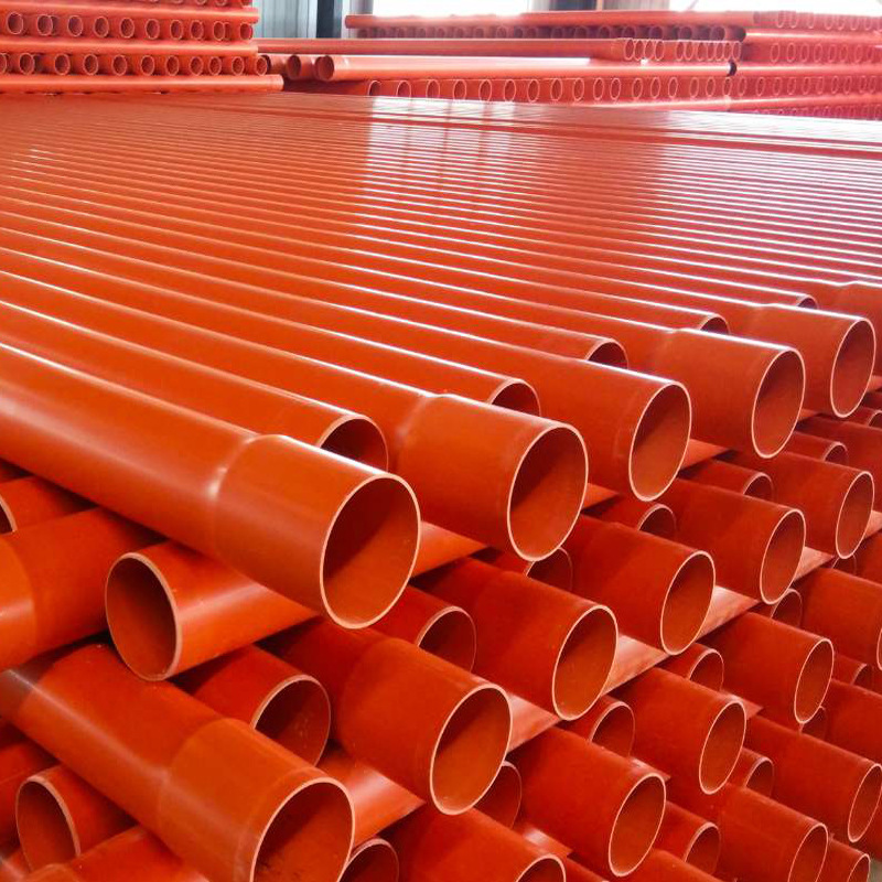 cpvc电力管110pvc地埋电线电缆保护套管市政高压电力管实壁穿线管