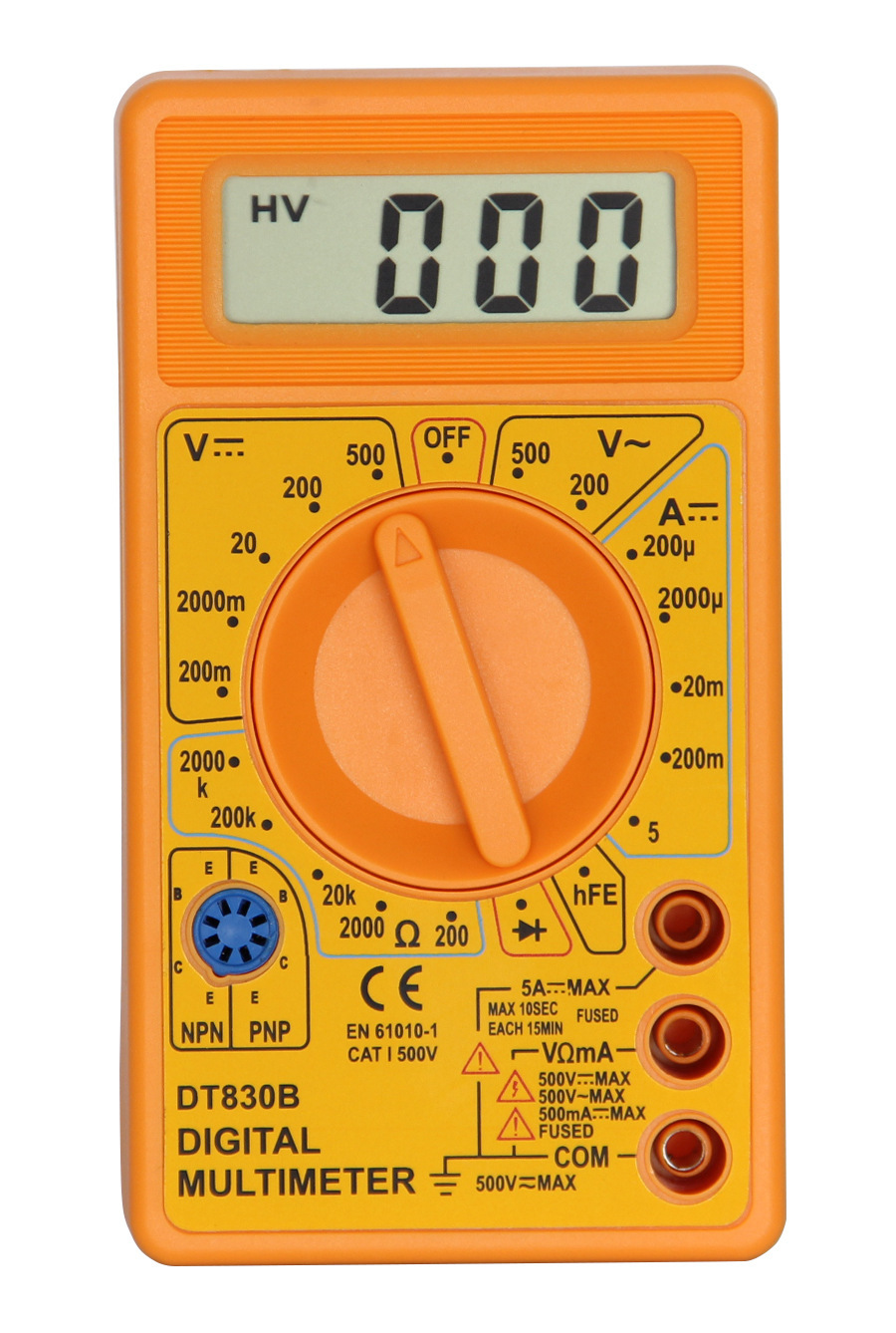 1万用表 dt830b 万能表 符合ce/gs 普及型 昊宇电子