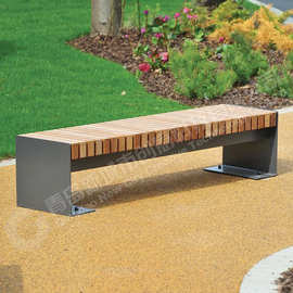 公园椅户外休闲凳公园小区室外坐凳休闲长凳景观园林公共实木座椅