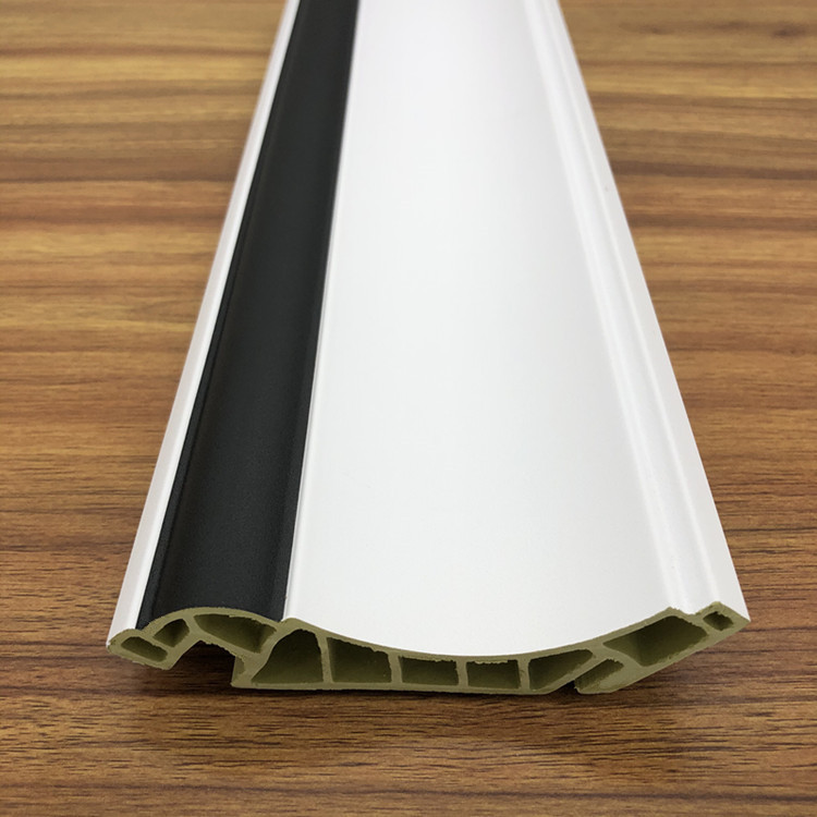 厂家批发竹木纤维集成墙板顶角线二级吊顶墙角阴角线配套收边线条