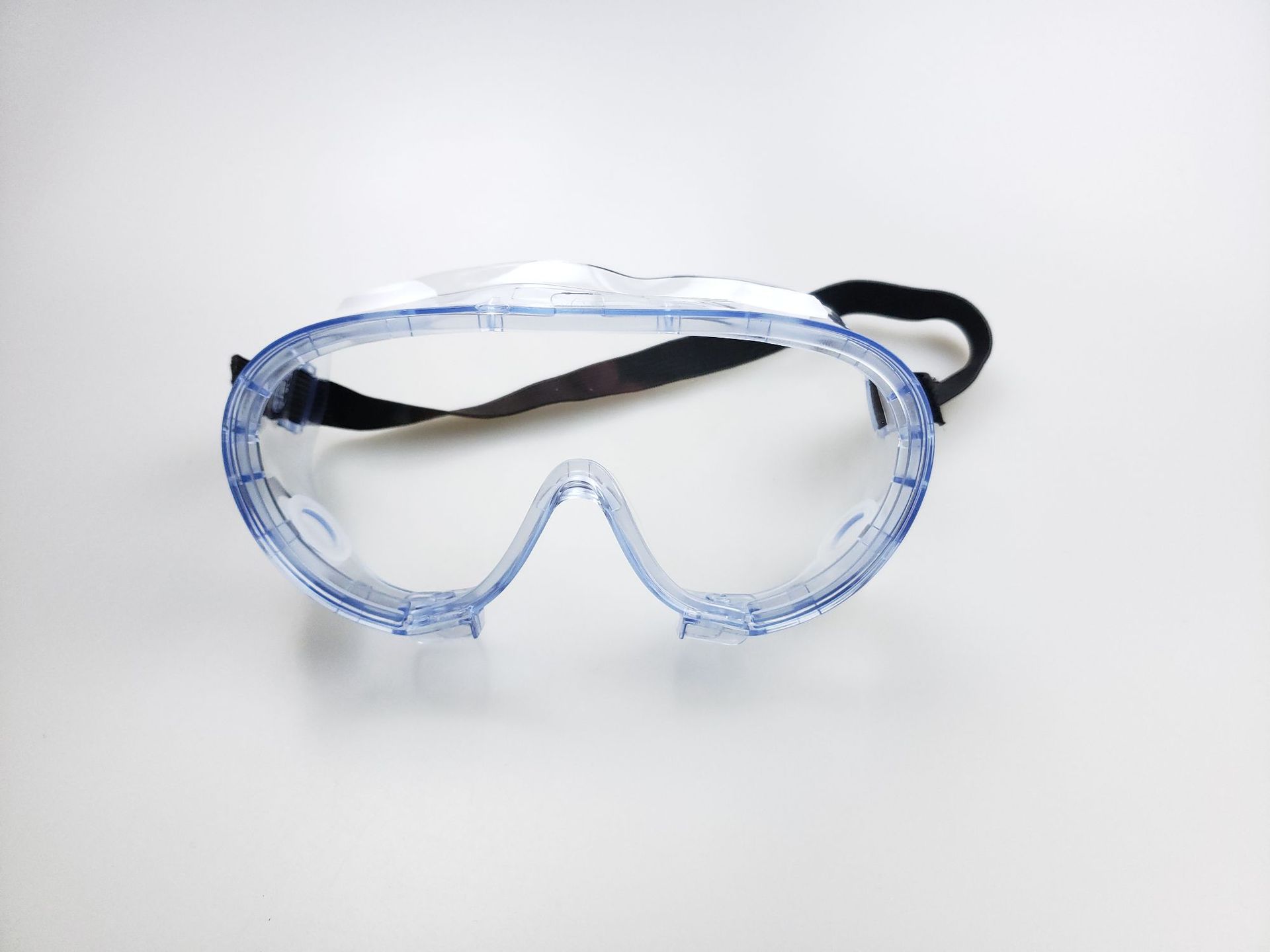 全封闭式隔离防雾护目镜 安全防飞沫沙尘 可调节松紧带护目镜