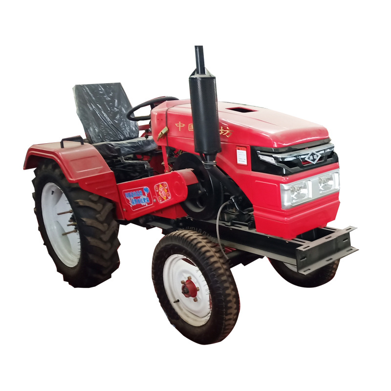 拖拉机24马力28马力单缸四轮拖拉机 农用小型四轮旋耕机