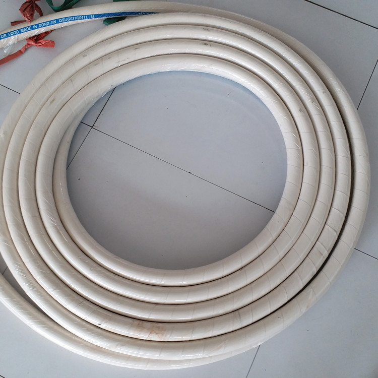 厂家定做食品橡胶管食品胶管白色橡胶管输酒食品胶管
