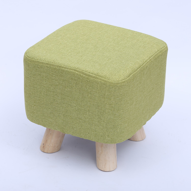 布凳换鞋凳 小方凳实木小木凳沙发凳家居活动礼品可印logo