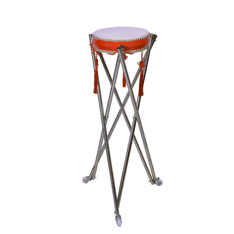 7寸8寸书鼓 京韵大鼓 牛皮鼓 河洛戏苑鼓 配不锈钢鼓架整套