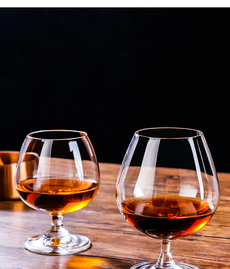 石岛水晶玻璃干邑白兰地杯洋酒xo矮脚红酒杯家用酒吧威士忌杯礼品