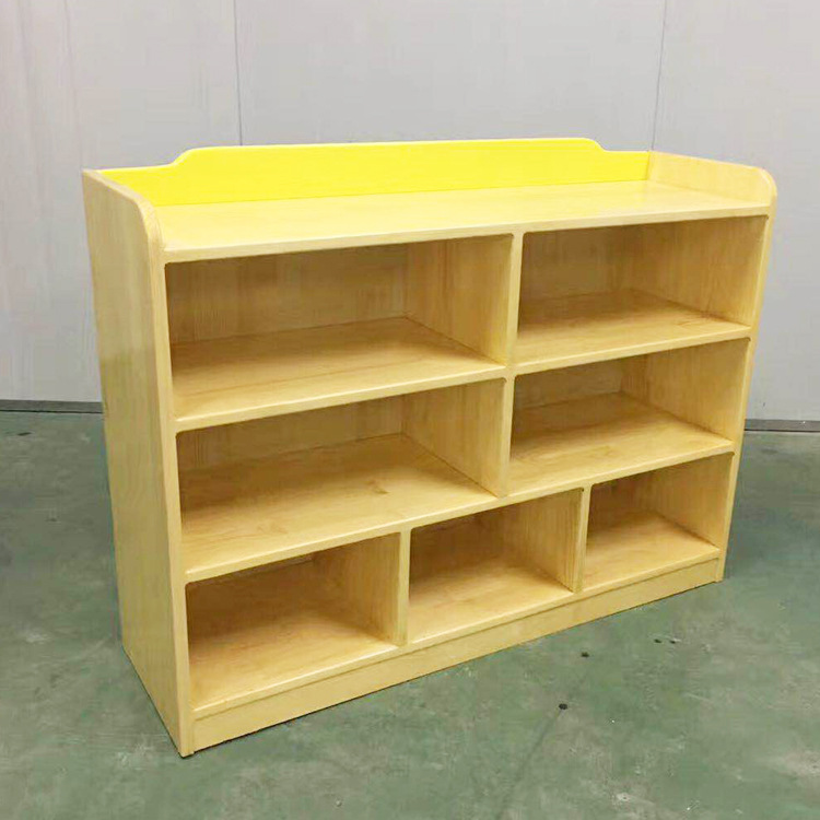 玩具柜区域组合玩具柜早教幼儿园儿童储物收纳架樟子松转角分区柜