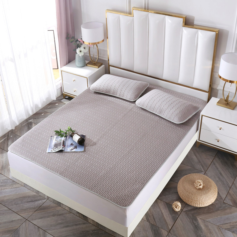 papatya乳胶凉席纯色席子空调软席可水洗1.5米1.