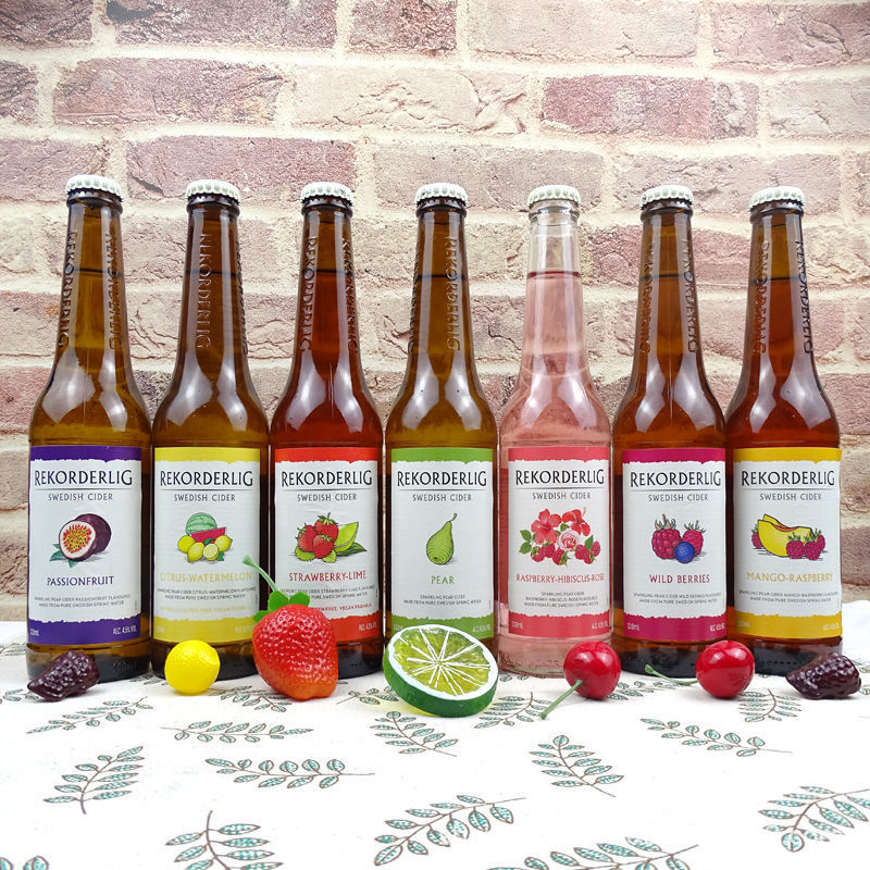 瑞可德林七款果味西打酒rekorderlig 瑞典精酿啤酒330ml 24瓶