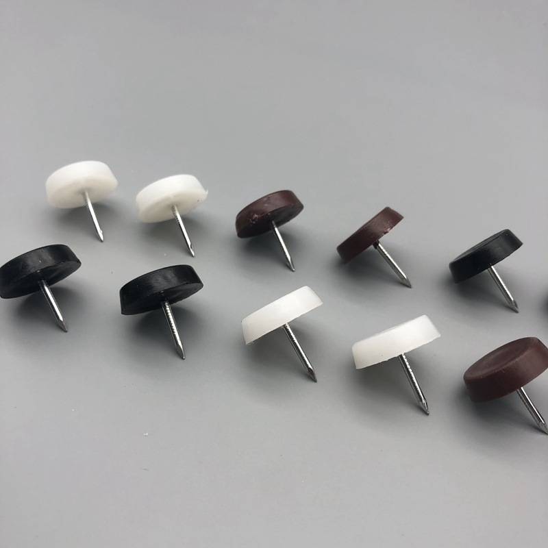 加厚家具地脚钉 防滑防潮塑料沙发桌椅地脚钉 22正钉 厂家直销