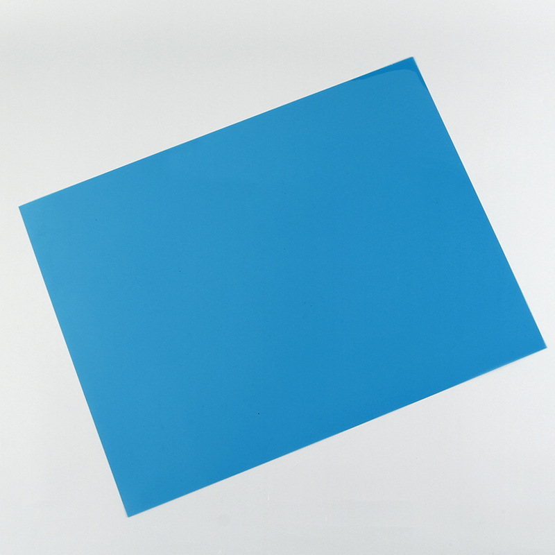 pp磨砂蓝色塑料片定制透明软塑料板片材pp磨砂片材多色pp片材批发
