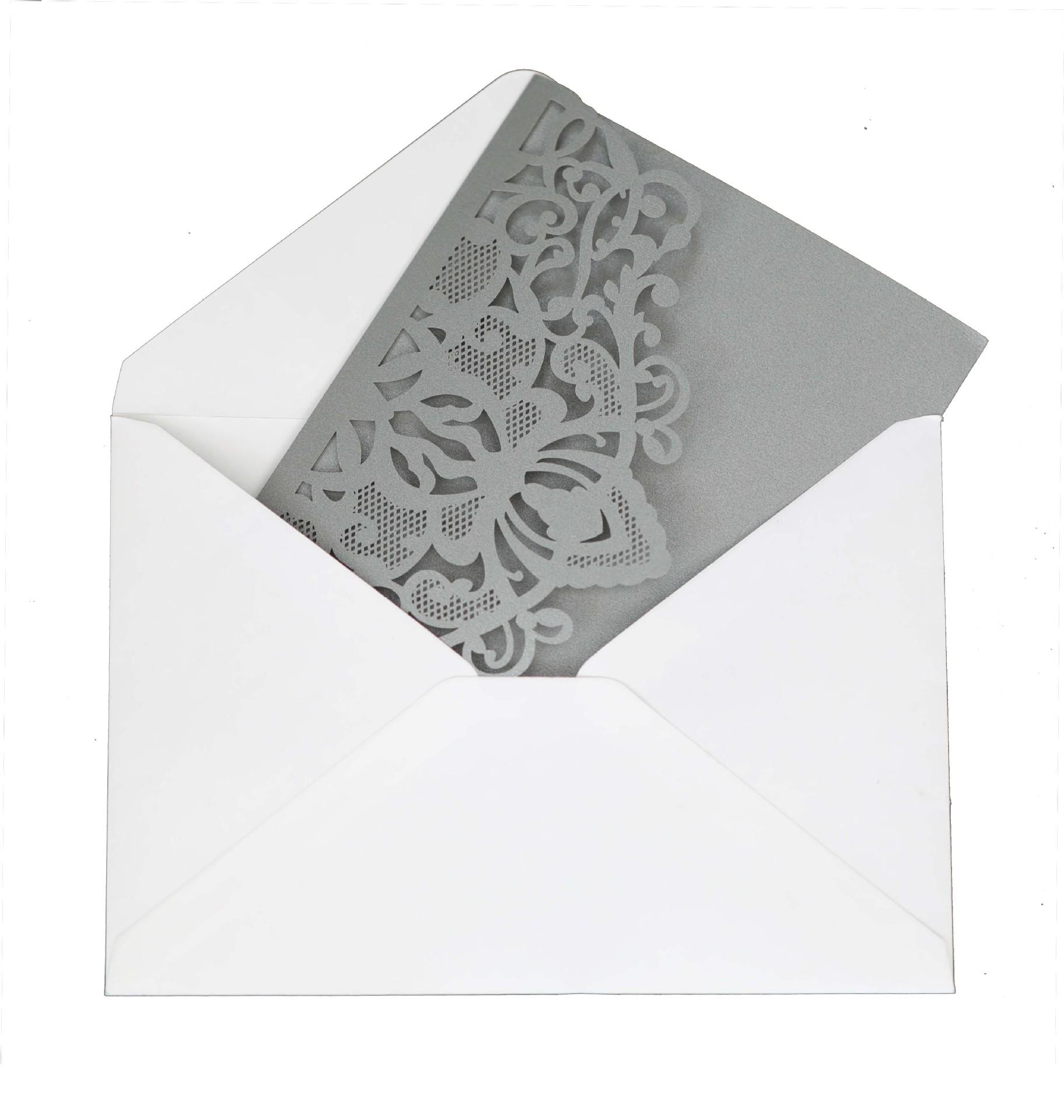 速卖通 婚礼激光卡片 镂空立体贺卡 结婚邀请函 珠光请柬浙江批发