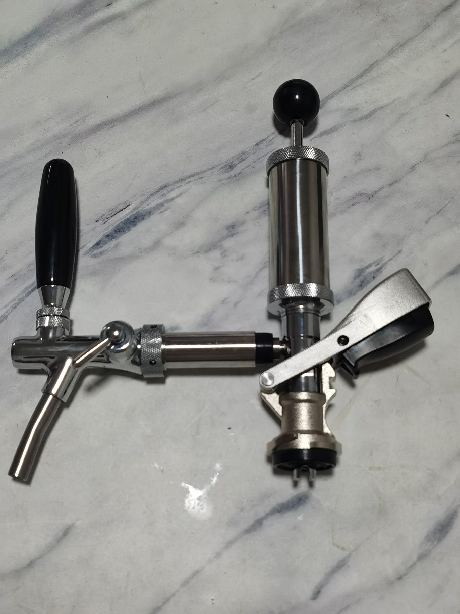 打气筒精酿啤酒打酒器套装s型分配器d型分配器酿酒设备