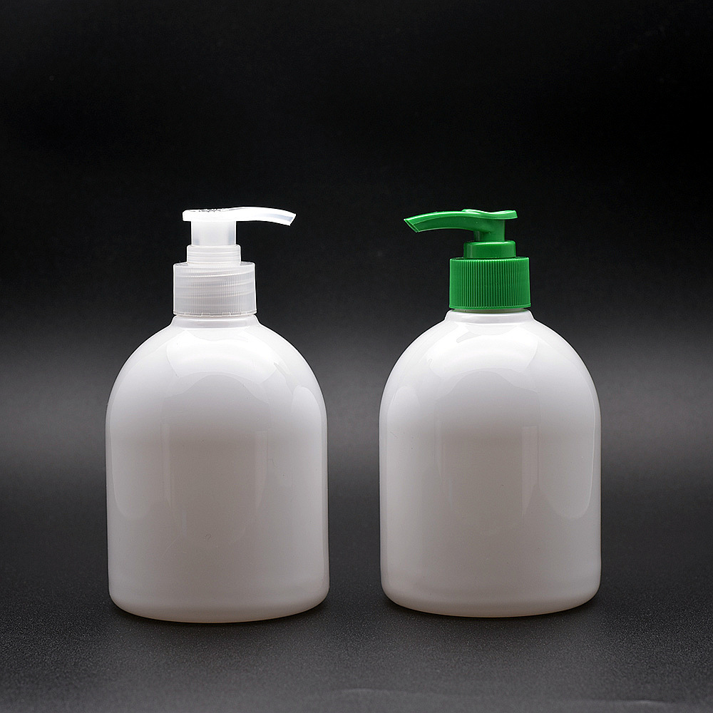 河南洗手液瓶 500ml圆柱洗手液瓶 透明洗手液瓶压嘴瓶 现货