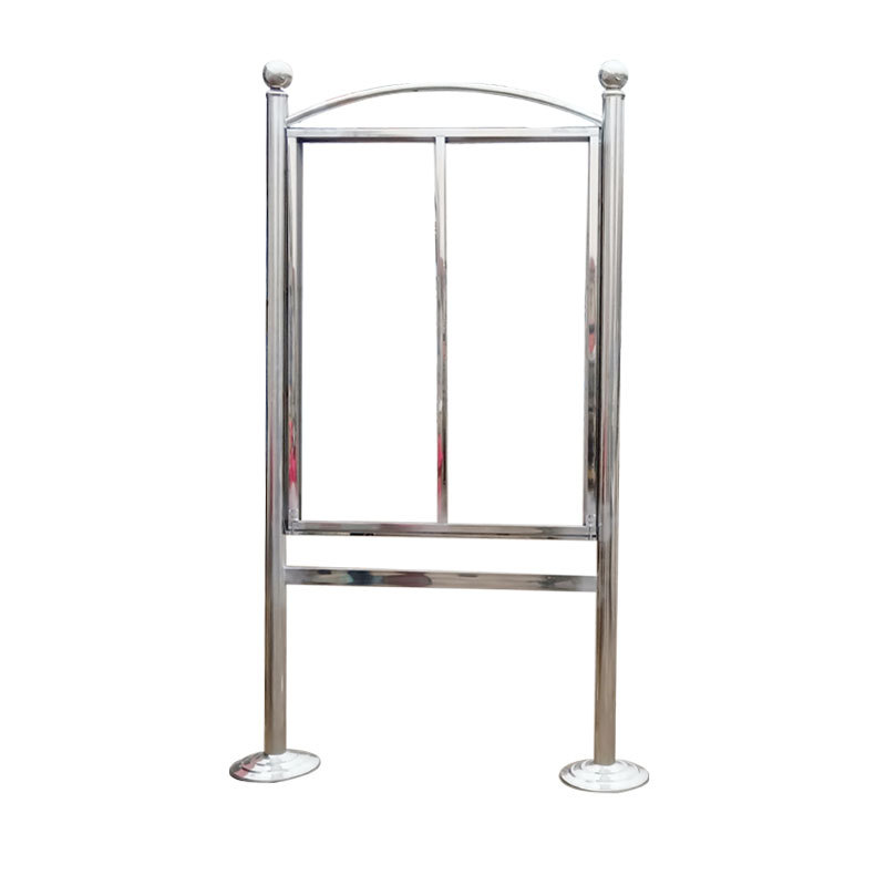 厂家学校社区建筑工地 不锈钢户外落地信息 公示栏 宣传栏-阿里巴巴