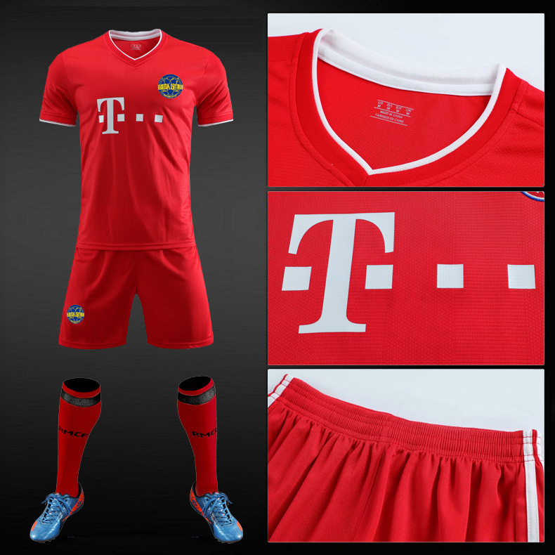 德甲主场9号莱万球衣10号罗本7里贝里比赛足球服套装团购定制印字