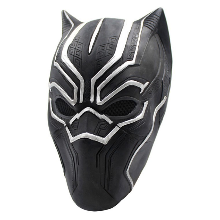 万圣节环保乳胶面具漫威英雄黑豹头套black panther酒吧装扮道具