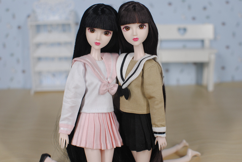 6分 4分 3分换装娃娃人偶doll水手服 校服 定制款 blythe小布心怡