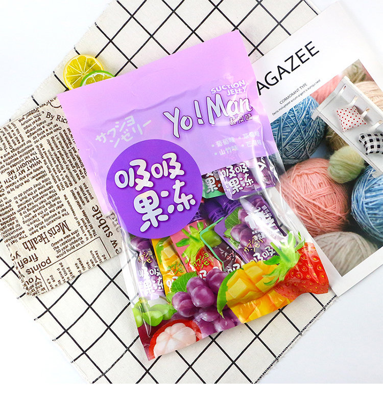 超友味吸吸果冻小包装600g水果味可以吸的果冻低脂办公室零食解馋