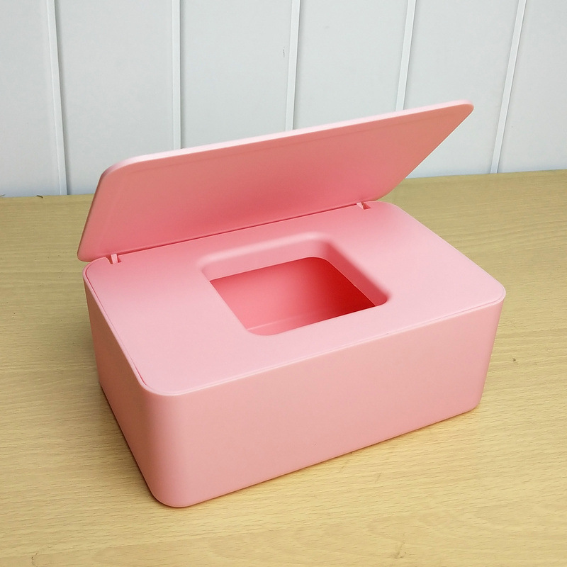 Spot Desktop Wet Tissue Box Mask Sealed Wipes Storage Box Household Dustproof Cover Wet Tissue Box Paper Extraction Box