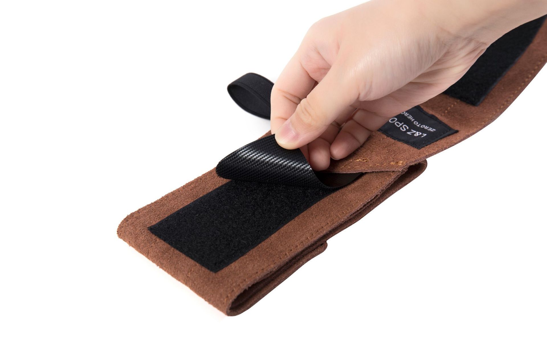 牛皮护腕健身加压助力带硬拉防滑耐磨卧推手腕带力量训练