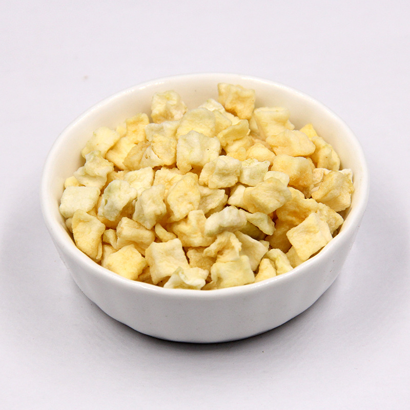 脱水水果粒 冻干苹果粒脱水苹果干苹果粒苹果丁散装批发苹果粒