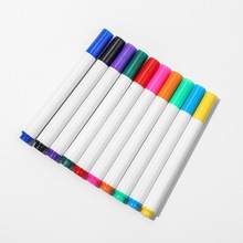 源头厂家批发直销 12色迷你可擦白板笔 可印刷logo  干擦笔