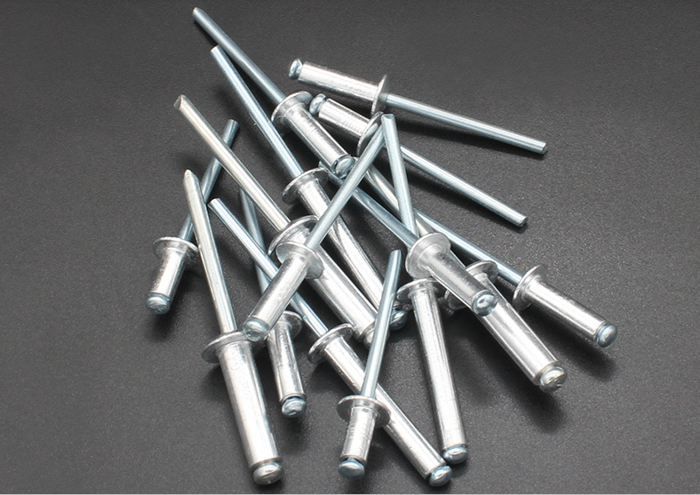 厂家直供抽芯铝 铆钉开口型 扁圆头拉铆钉铝拉钉装潢钉